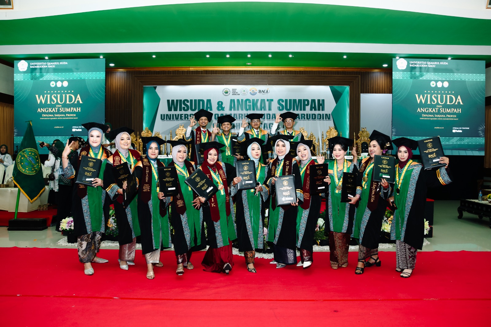16 Mahasiswa Angkatan 6 Magister Administrasi Kesehatan UNIQHBA Resmi Wisuda dengan Kelulusan Tepat Waktu 3 Semester